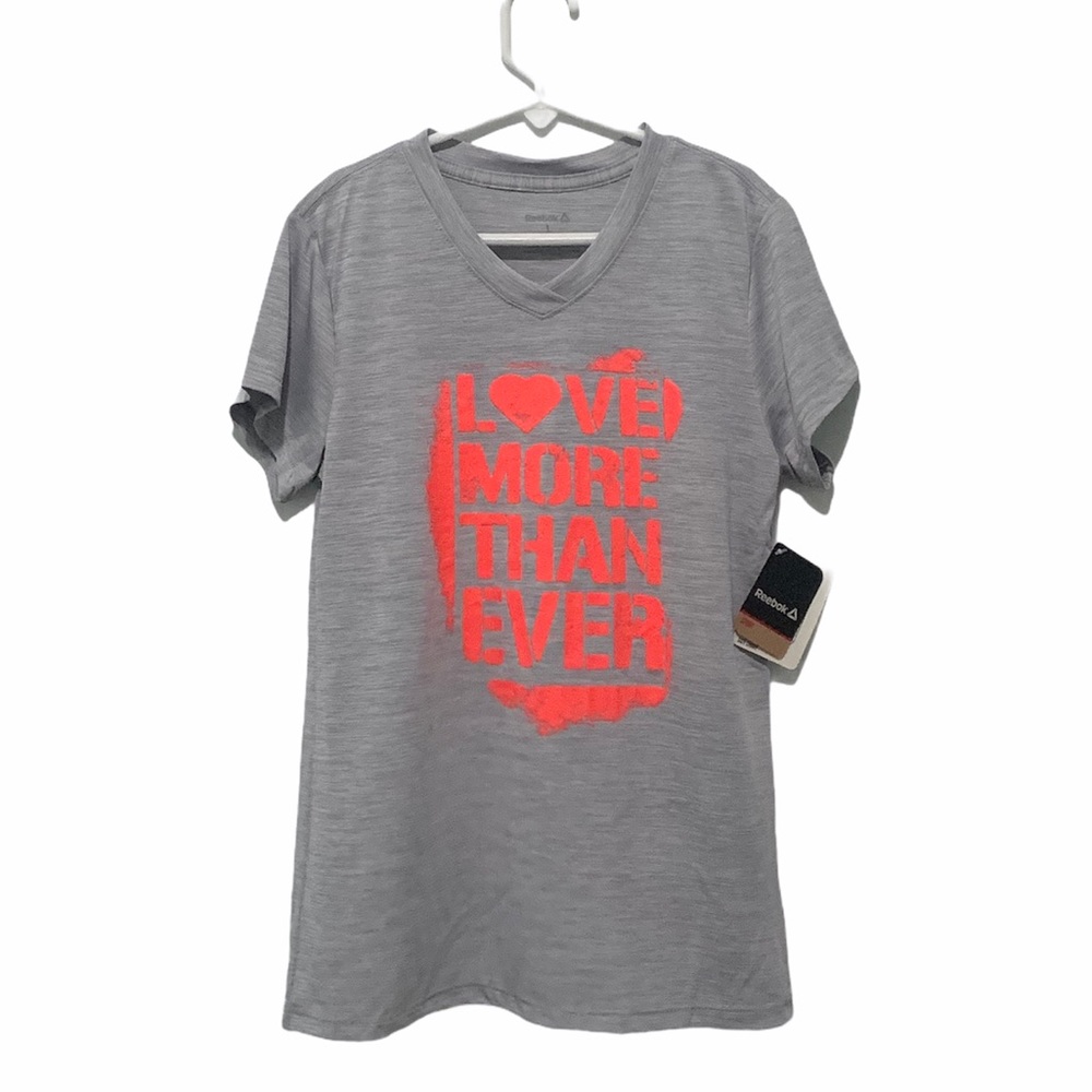 Girls Reebok Sport Love More Than Ever T-Shirt